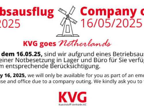KVG goes Netherlands | Company outing 16.05.2025 | reduced availability